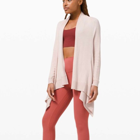 Lululemon Cashlu Knit Wrap Pink Bliss - Picture 2 of 15